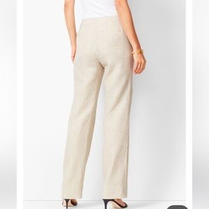Talbots Windsor Linen Wide Leg Pants NWT size 14
